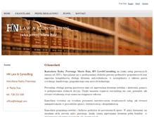 Tablet Screenshot of hnlegal.com